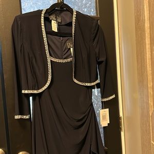 Alex Evening 2 Piece Navy Dress